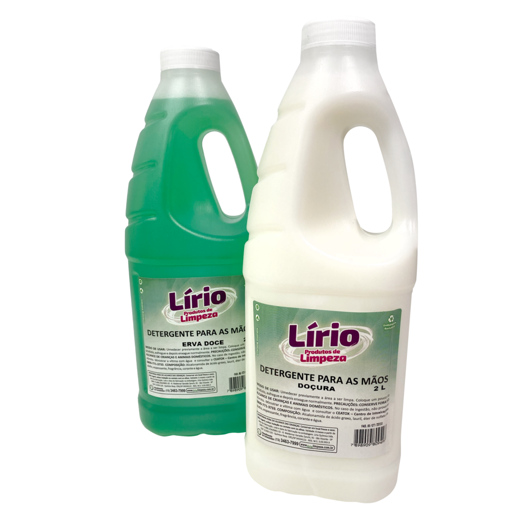 Detergente para as mãos Lírio Limpeza